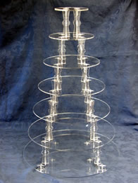 Round Acrylic Cake Stand